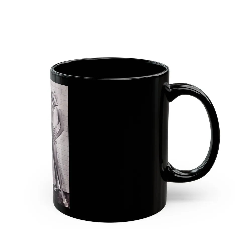 Yvette Mimieux #86 (Vintage Female Icon) Black Coffee Mug-Go Mug Yourself