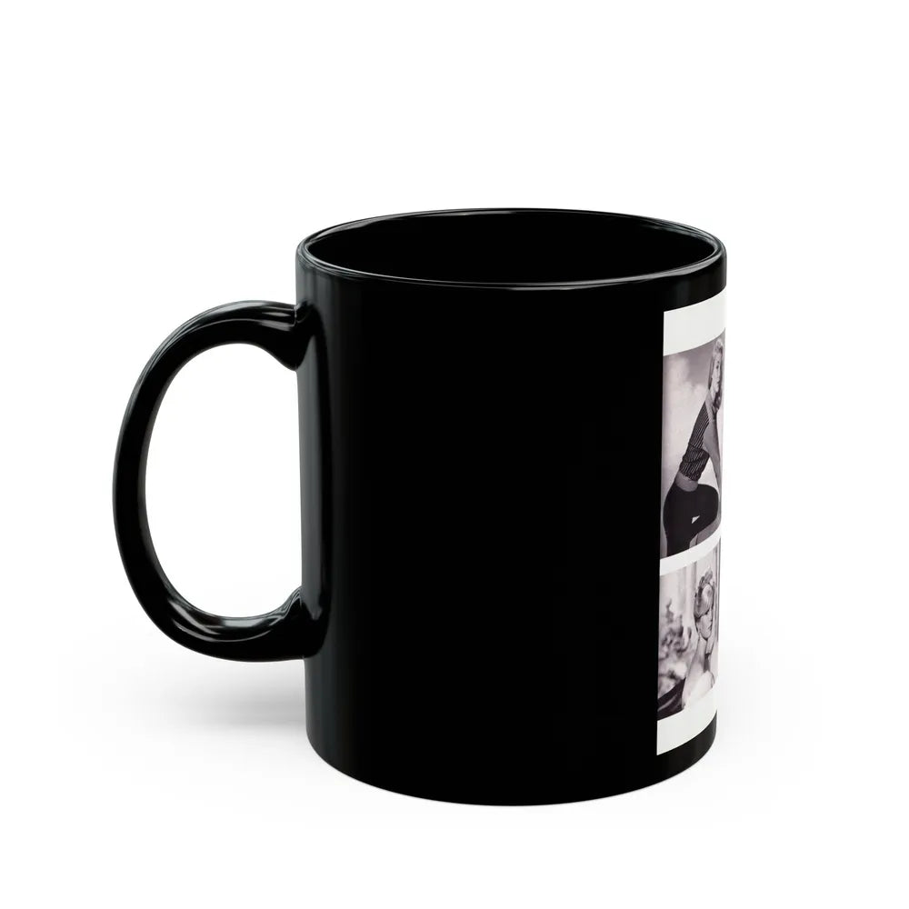 Yvette Mimieux #86 (Vintage Female Icon) Black Coffee Mug-Go Mug Yourself