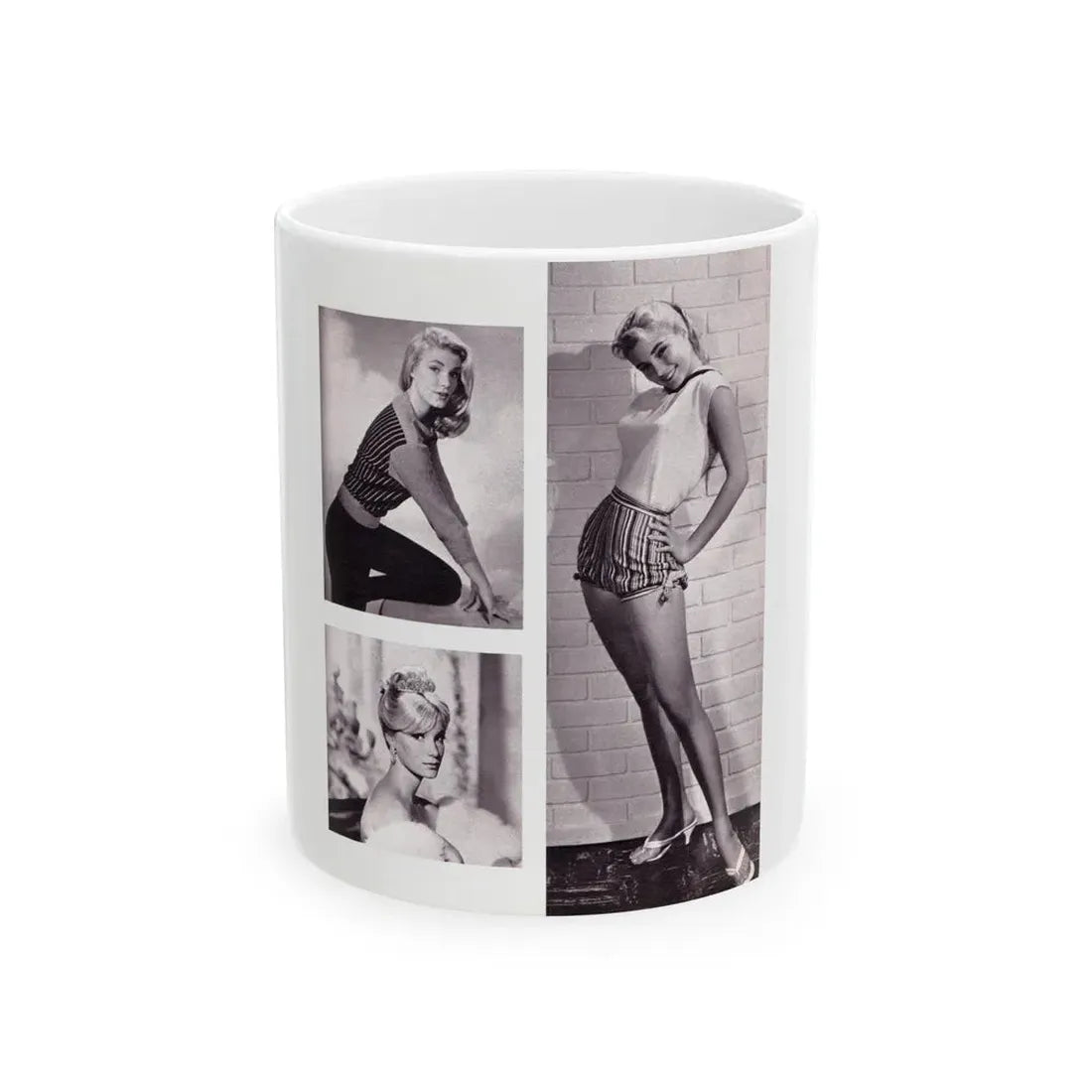 Yvette Mimieux #86 (Vintage Female Icon) White Coffee Mug 11oz - Go Mug Yourself