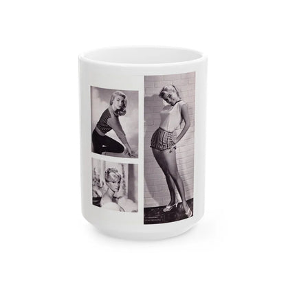 Yvette Mimieux #86 (Vintage Female Icon) White Coffee Mug-15oz-Go Mug Yourself