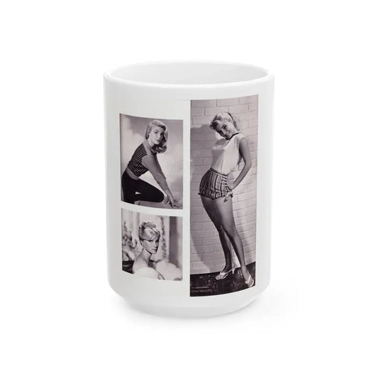 Yvette Mimieux #86 (Vintage Female Icon) White Coffee Mug 15oz - Go Mug Yourself