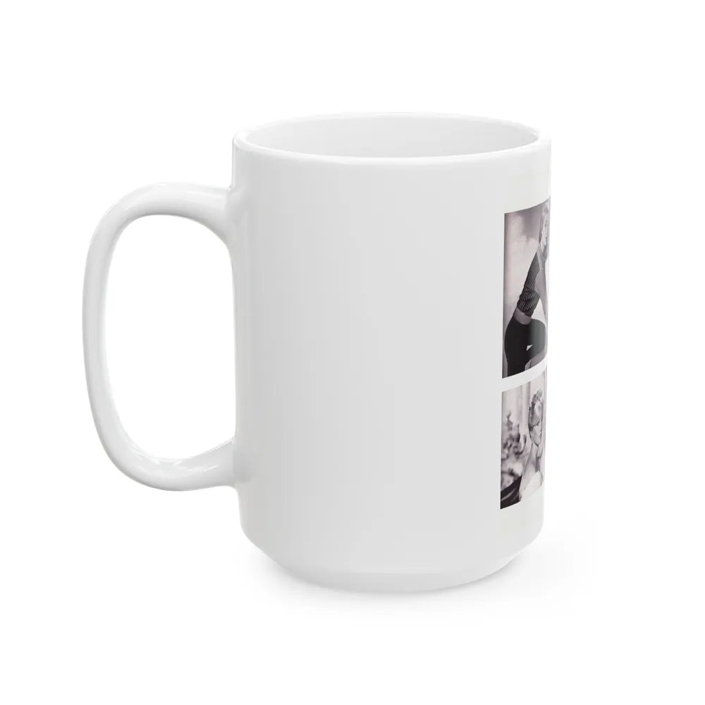 Yvette Mimieux #86 (Vintage Female Icon) White Coffee Mug-Go Mug Yourself