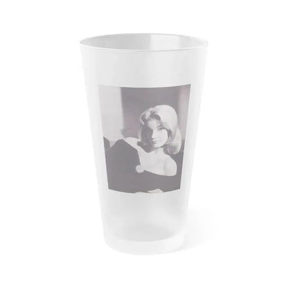 Yvette Mimieux #88 (Vintage Female Icon) Frosted Pint Glass 16oz 16oz Frosted - Go Mug Yourself