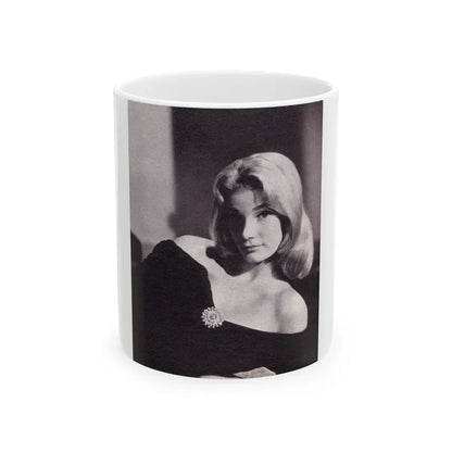 Yvette Mimieux #88 (Vintage Female Icon) White Coffee Mug 11oz - Go Mug Yourself
