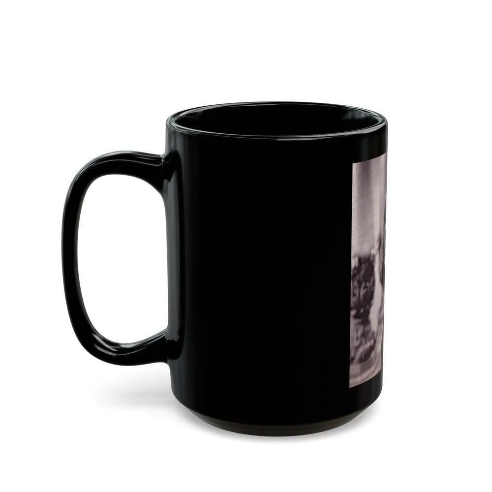 Yvette Mimieux #89 (Vintage Female Icon) Black Coffee Mug-Go Mug Yourself