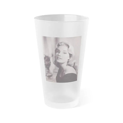 Yvette Mimieux #89 (Vintage Female Icon) Frosted Pint Glass 16oz 16oz Frosted - Go Mug Yourself