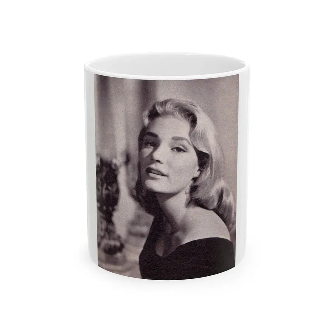 Yvette Mimieux #89 (Vintage Female Icon) White Coffee Mug 11oz - Go Mug Yourself