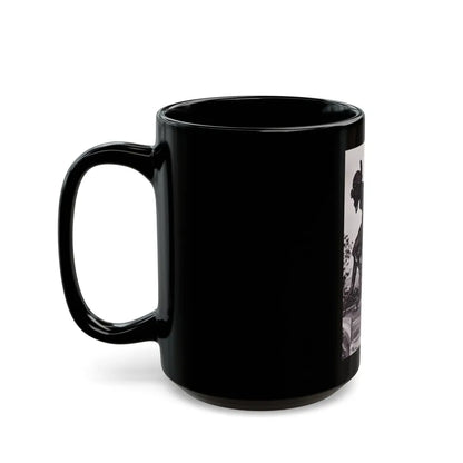 Yvette Mimieux #92 (Vintage Female Icon) Black Coffee Mug-Go Mug Yourself