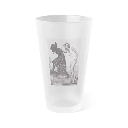 Yvette Mimieux #92 (Vintage Female Icon) Frosted Pint Glass 16oz 16oz Frosted - Go Mug Yourself