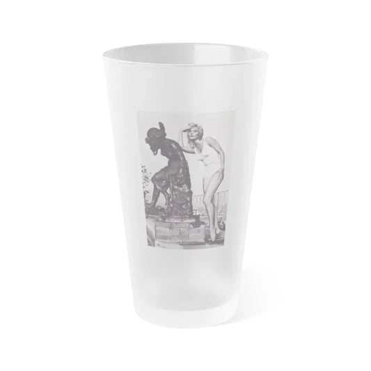 Yvette Mimieux #92 (Vintage Female Icon) Frosted Pint Glass 16oz 16oz Frosted - Go Mug Yourself