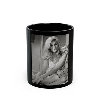 Yvette Mimieux #93 (Vintage Female Icon) Black Coffee Mug-11oz-Go Mug Yourself