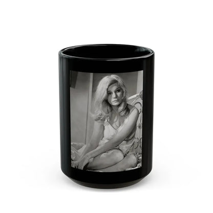 Yvette Mimieux #93 (Vintage Female Icon) Black Coffee Mug 15oz - Go Mug Yourself