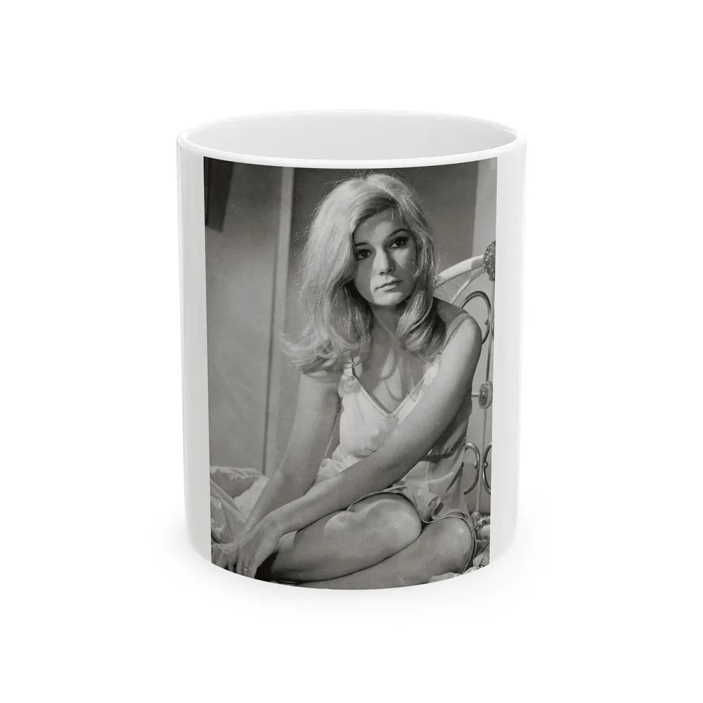 Yvette Mimieux #93 (Vintage Female Icon) White Coffee Mug-11oz-Go Mug Yourself