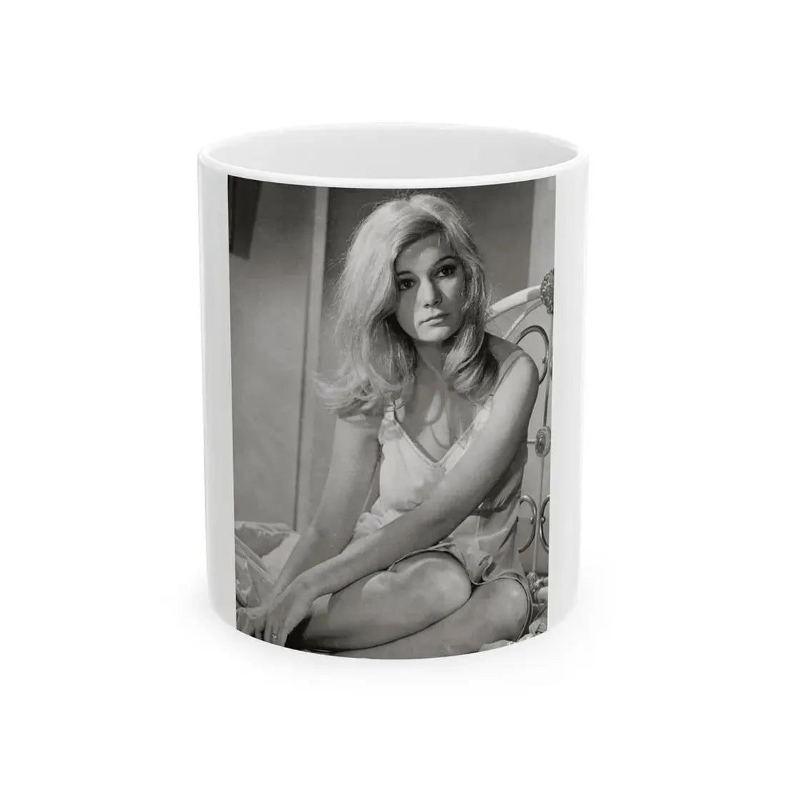 Yvette Mimieux #93 (Vintage Female Icon) White Coffee Mug 11oz - Go Mug Yourself