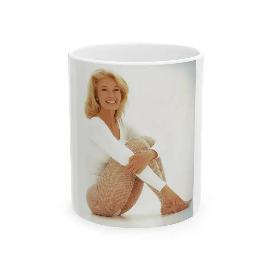 Yvette Mimieux #94 (Vintage Female Icon) White Coffee Mug 11oz - Go Mug Yourself