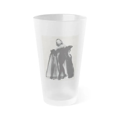 Yvette Vickers #01 (Vintage Female Icon) Frosted Pint Glass 16oz 16oz Frosted - Go Mug Yourself