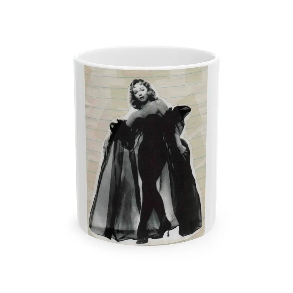 Yvette Vickers #01 (Vintage Female Icon) White Coffee Mug-11oz-Go Mug Yourself