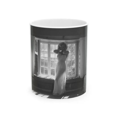 Yvette Vickers #100 (Vintage Female Icon) White Coffee Mug 11oz - Go Mug Yourself