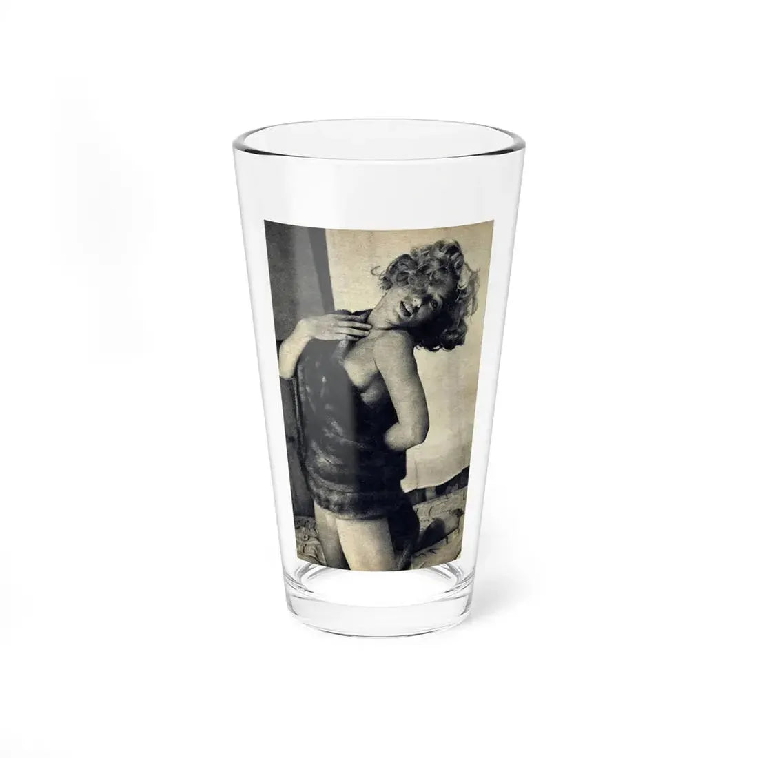 Yvette Vickers #101 (Vintage Female Icon) Pint Glass 16oz 16oz - Go Mug Yourself