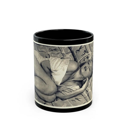 Yvette Vickers #102 (Vintage Female Icon) Black Coffee Mug-11oz-Go Mug Yourself