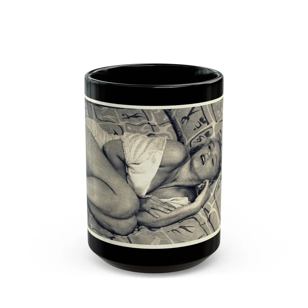 Yvette Vickers #102 (Vintage Female Icon) Black Coffee Mug-15oz-Go Mug Yourself