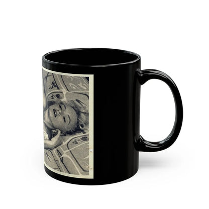 Yvette Vickers #102 (Vintage Female Icon) Black Coffee Mug-Go Mug Yourself