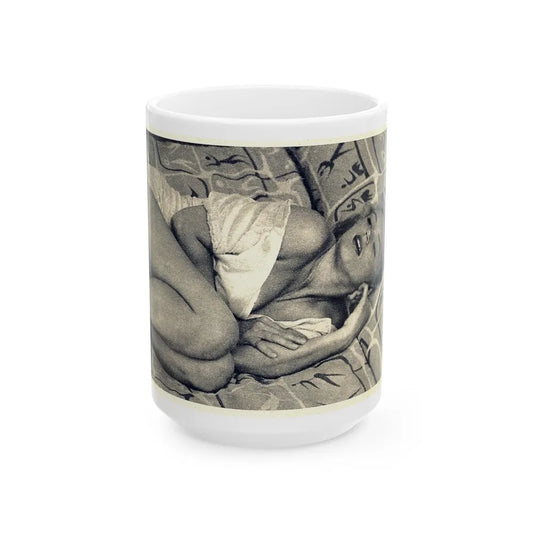 Yvette Vickers #102 (Vintage Female Icon) White Coffee Mug-15oz-Go Mug Yourself