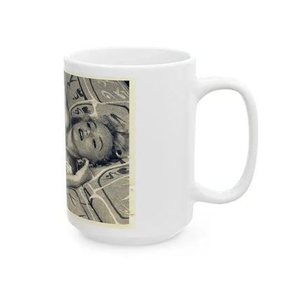 Yvette Vickers #102 (Vintage Female Icon) White Coffee Mug - Go Mug Yourself