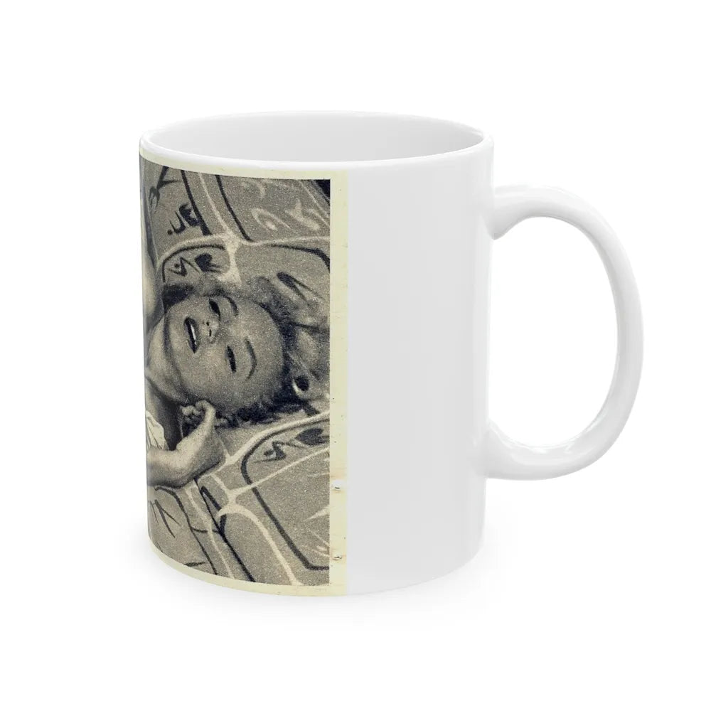 Yvette Vickers #102 (Vintage Female Icon) White Coffee Mug-Go Mug Yourself