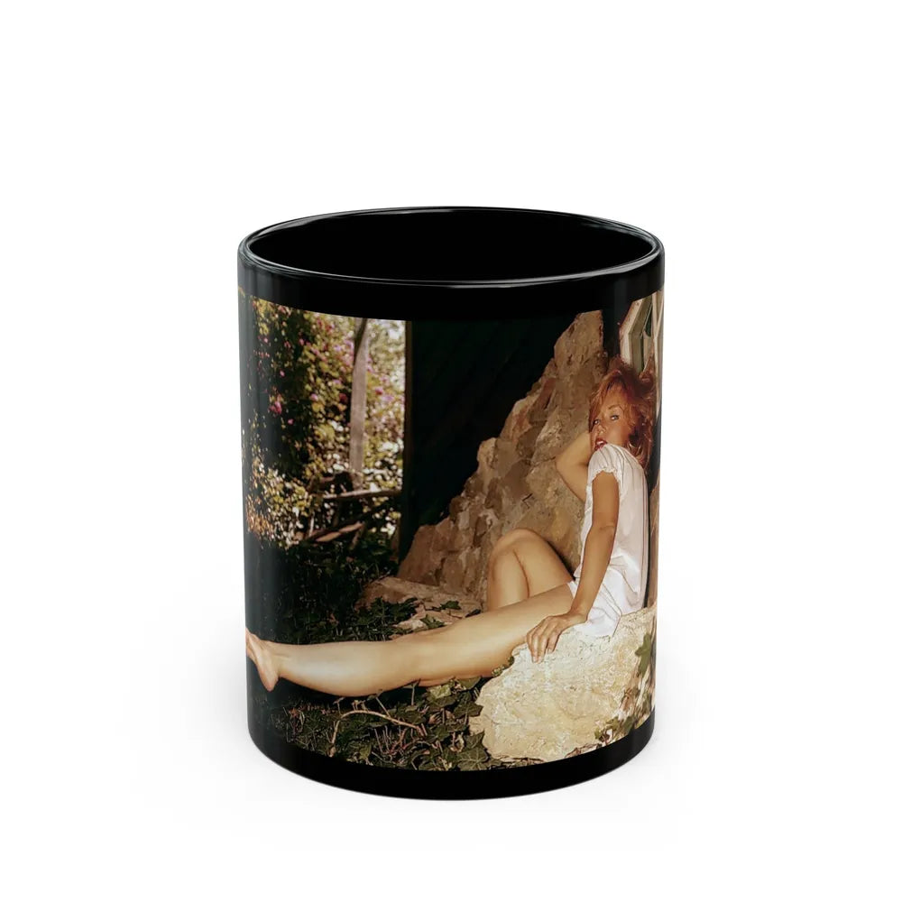 Yvette Vickers #103 (Vintage Female Icon) Black Coffee Mug-11oz-Go Mug Yourself