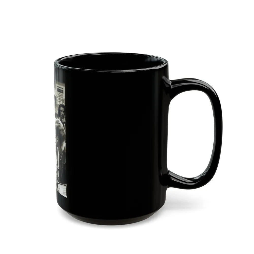 Yvette Vickers #105 (Vintage Female Icon) Black Coffee Mug-Go Mug Yourself