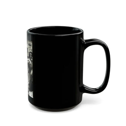 Yvette Vickers #105 (Vintage Female Icon) Black Coffee Mug - Go Mug Yourself