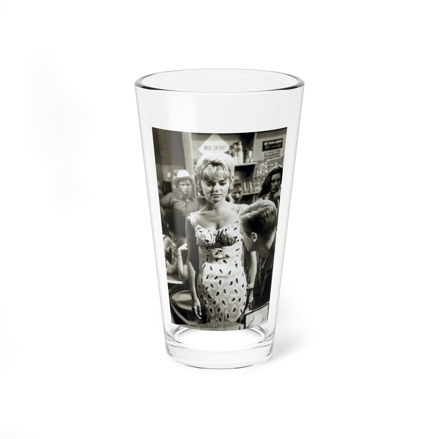 Yvette Vickers #105 (Vintage Female Icon) Pint Glass 16oz-16oz-Go Mug Yourself