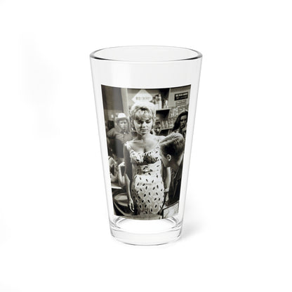 Yvette Vickers #105 (Vintage Female Icon) Pint Glass 16oz-16oz-Go Mug Yourself