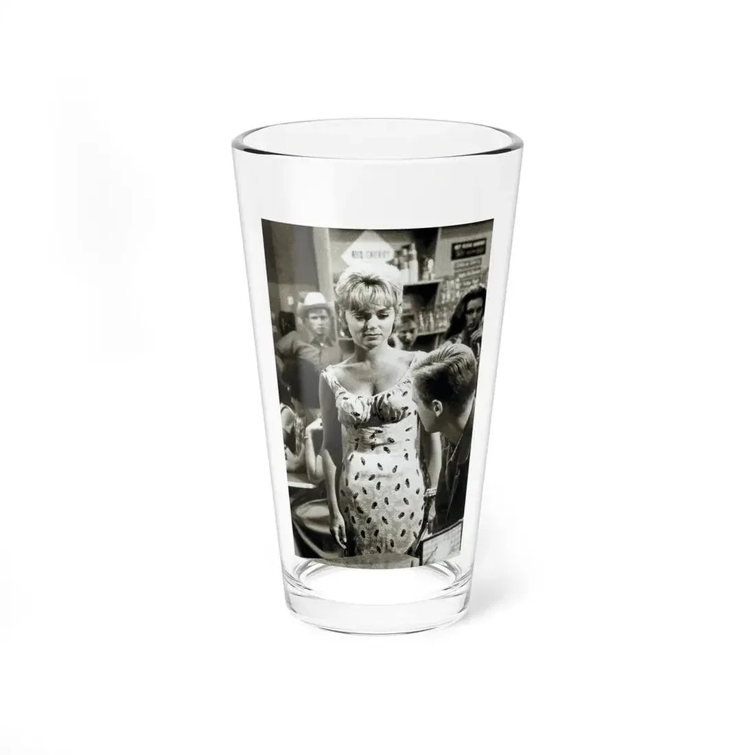 Yvette Vickers #105 (Vintage Female Icon) Pint Glass 16oz 16oz - Go Mug Yourself