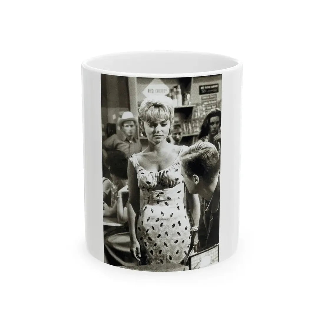 Yvette Vickers #105 (Vintage Female Icon) White Coffee Mug 11oz - Go Mug Yourself