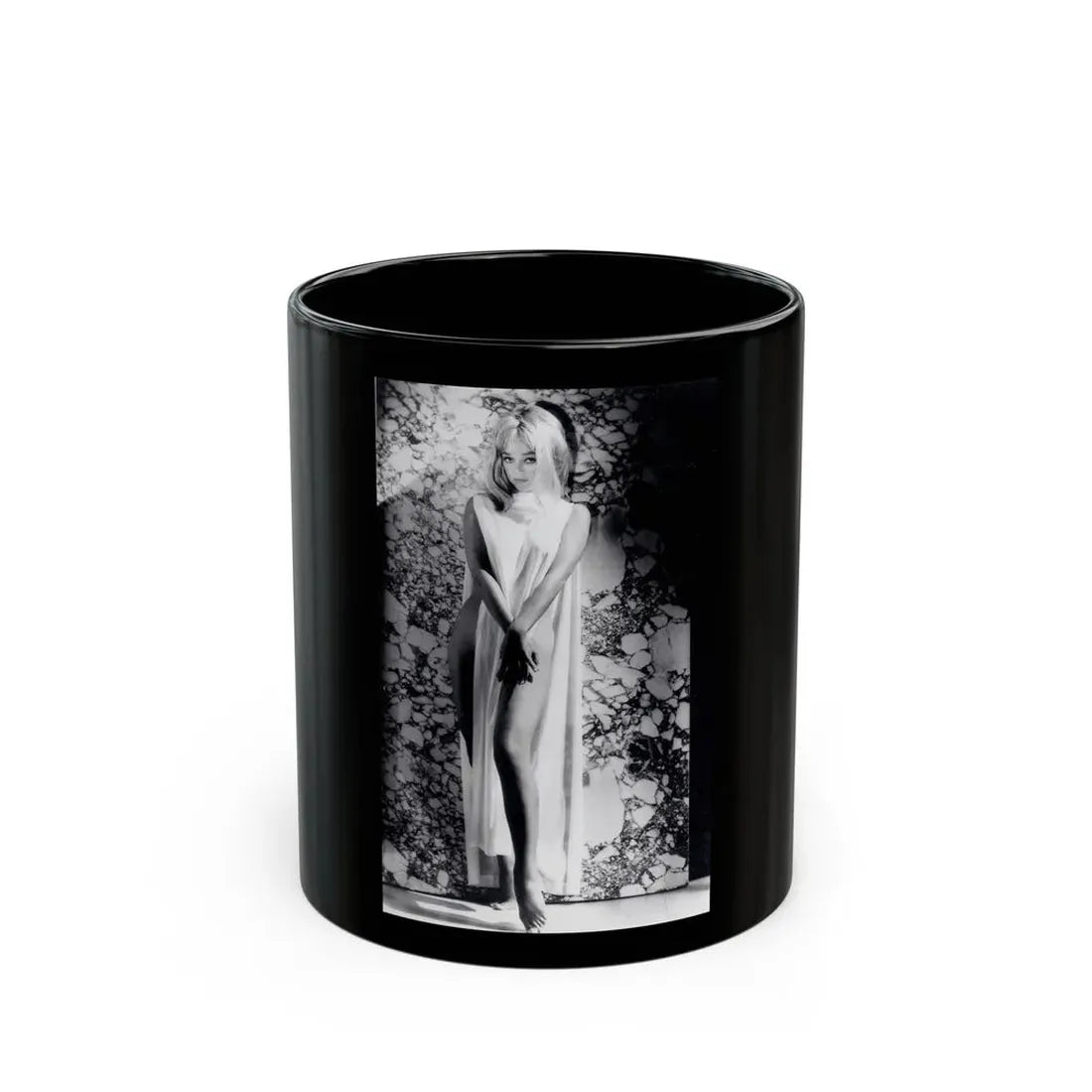 Yvette Vickers #110 (Vintage Female Icon) Black Coffee Mug 11oz - Go Mug Yourself