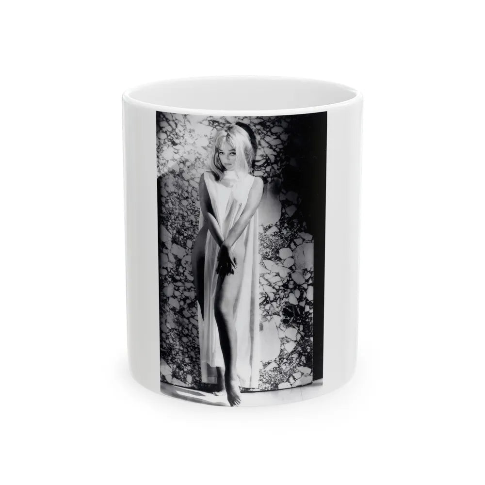 Yvette Vickers #110 (Vintage Female Icon) White Coffee Mug-11oz-Go Mug Yourself