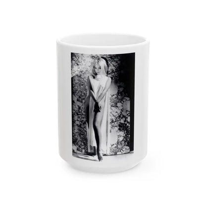 Yvette Vickers #110 (Vintage Female Icon) White Coffee Mug-15oz-Go Mug Yourself