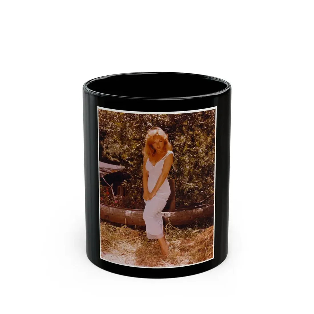 Yvette Vickers #112 (Vintage Female Icon) Black Coffee Mug 11oz - Go Mug Yourself