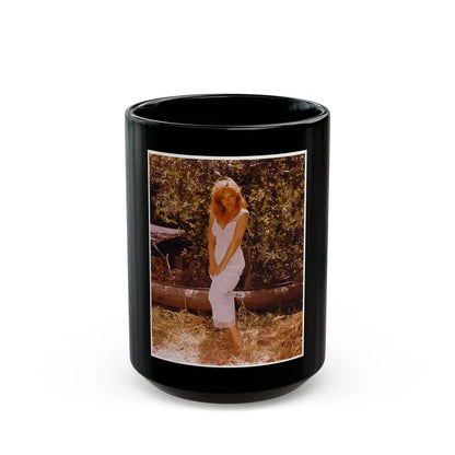 Yvette Vickers #112 (Vintage Female Icon) Black Coffee Mug 15oz - Go Mug Yourself