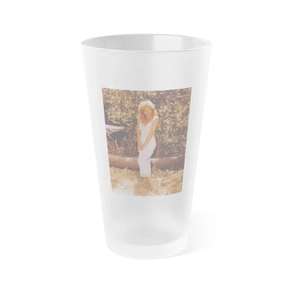 Yvette Vickers #112 (Vintage Female Icon) Frosted Pint Glass 16oz 16oz Frosted - Go Mug Yourself