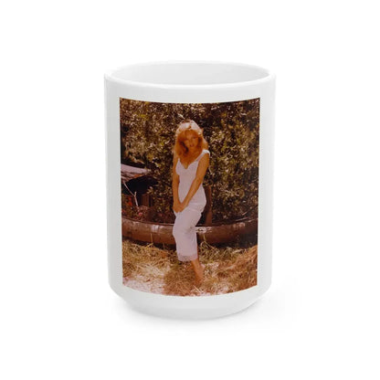Yvette Vickers #112 (Vintage Female Icon) White Coffee Mug 15oz - Go Mug Yourself