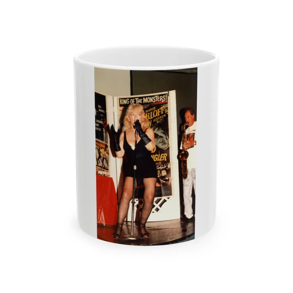 Yvette Vickers #113 (Vintage Female Icon) White Coffee Mug-11oz-Go Mug Yourself