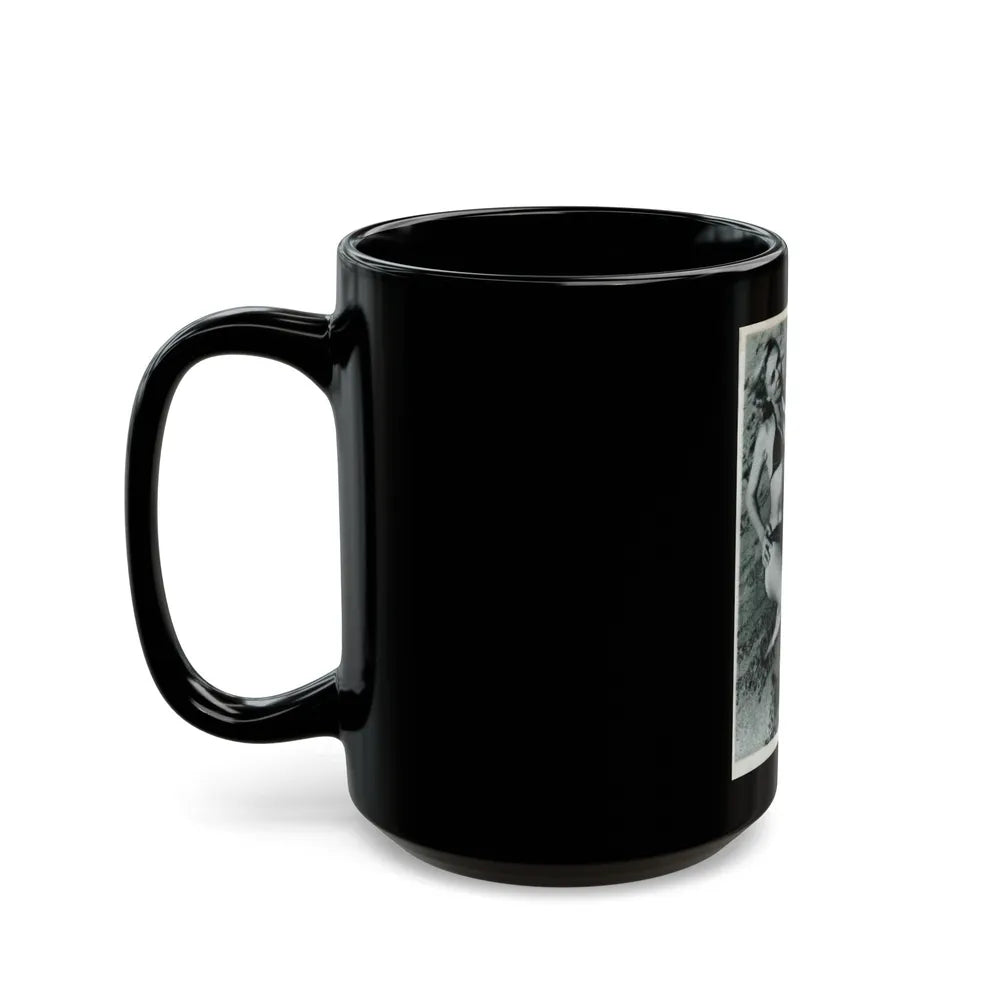 Yvette Vickers #13 (Vintage Female Icon) Black Coffee Mug-Go Mug Yourself