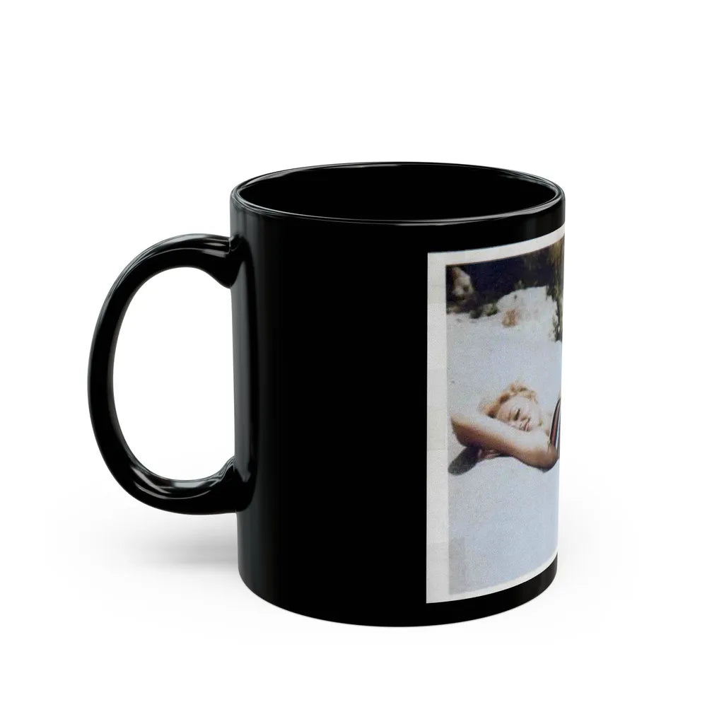 Yvette Vickers #16 (Vintage Female Icon) Black Coffee Mug-Go Mug Yourself