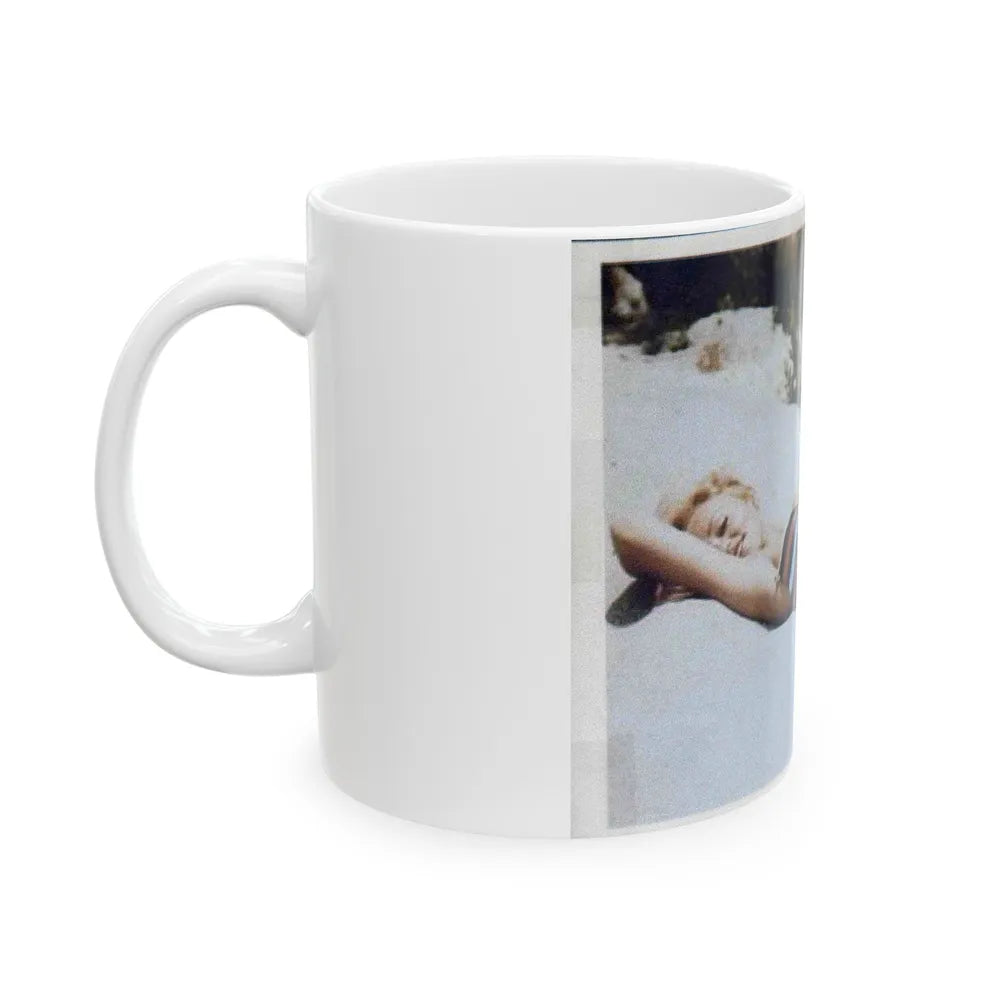 Yvette Vickers #16 (Vintage Female Icon) White Coffee Mug-Go Mug Yourself