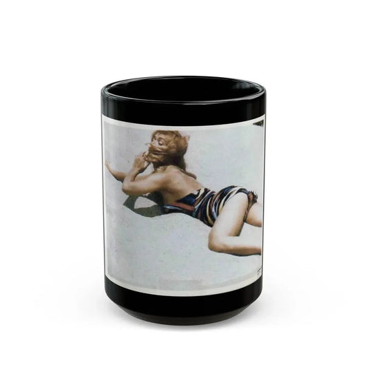 Yvette Vickers #17 (Vintage Female Icon) Black Coffee Mug 15oz - Go Mug Yourself