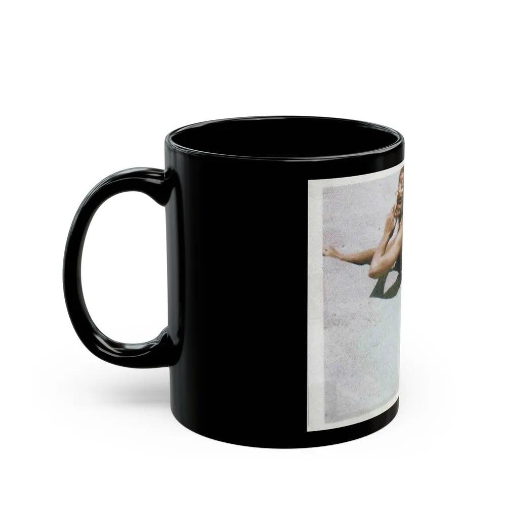 Yvette Vickers #17 (Vintage Female Icon) Black Coffee Mug-Go Mug Yourself