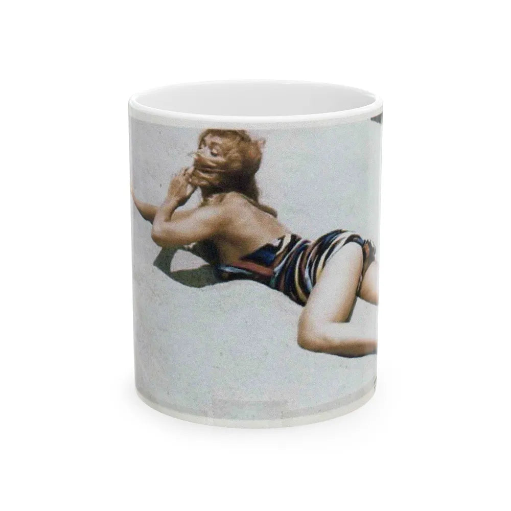 Yvette Vickers #17 (Vintage Female Icon) White Coffee Mug-11oz-Go Mug Yourself